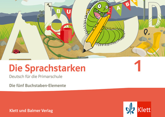 Die Sprachstarken 1 Stempelset mit 5 Buchstaben-Elementen