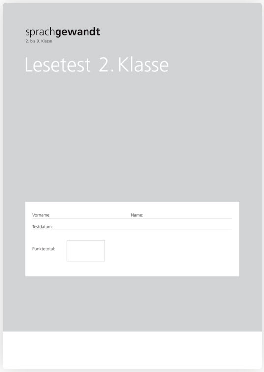 sprachgewandt 2. bis 9. Klasse Lesetest 2. Klasse (10 Stück)