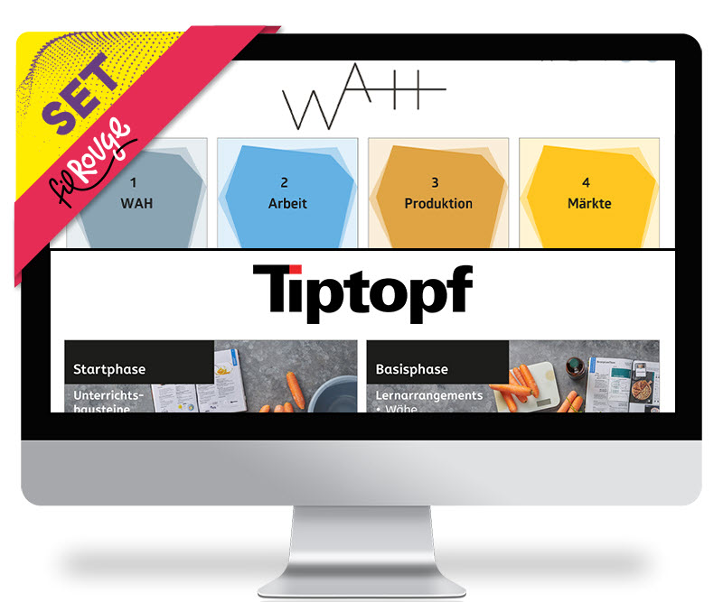 WAH-Buch & Tiptopf filRouge Kombipaket für Lehrpersonen (digital)