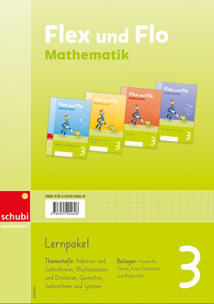 Flex und Flo Mathematik 3 Lernpaket Themenhefte 1-4
