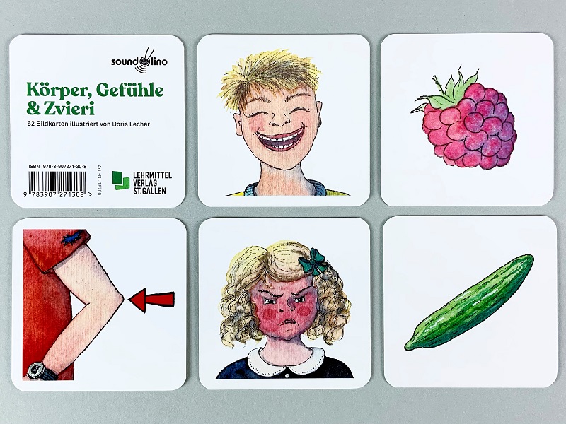 soundolino Bildkarten (Set 2) Körper, Gefühle & Znüni