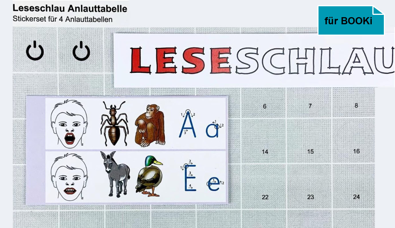 soundolino Hörsticker für Leseschlau Anlauttabelle (BOOKii®)