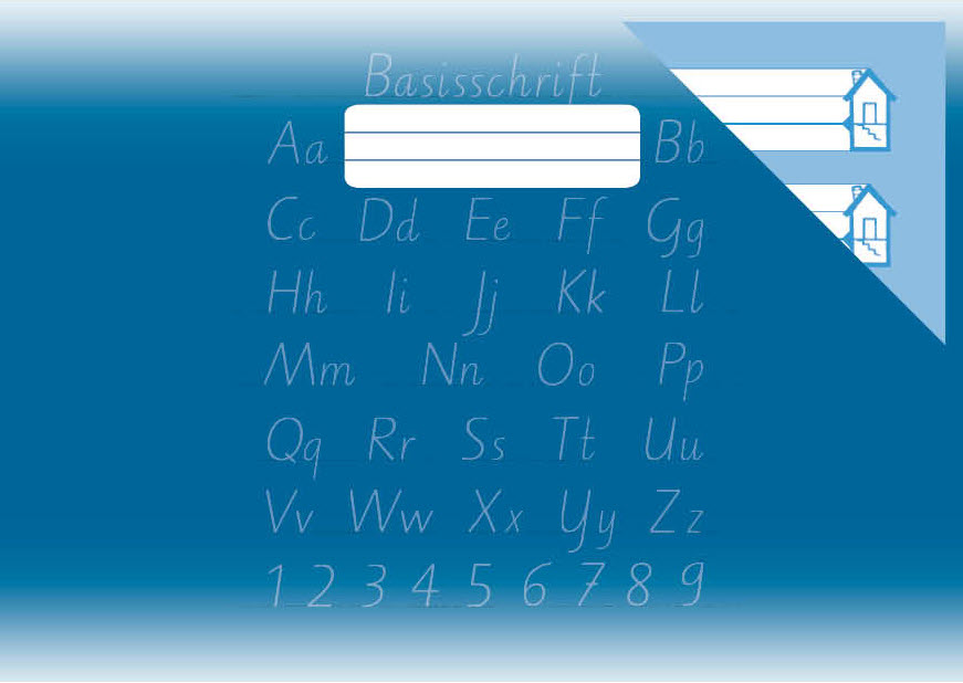 Basisschrift Schreibheft A5 quer liniert 6 mm (10 Stk.)